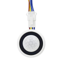 4X Mini Motion Sensor Light Switch 110-220V PIR Sensor Smart Detection Time Adjustable Infrared Induction Detector.