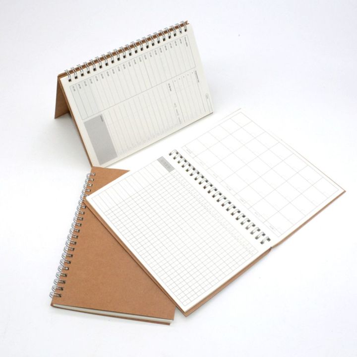 Compact%20Size%20Planner%20Notebook%20Functional%20Binding%20A5/A6%20Size%20Schedule%20Agenda%20Kraft%20Paper%20Cover%20Spiral-Bound%20Table%20Diary%20for%20Office%20Organization%20School%20Planner%20Management%20Tool%20Creative%20Journaling%20-%20Image%207