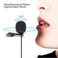 3.5 AUX Mini Lavalier Lapel Microphone Omnidirectional Mic with Clip On Model: GL-119. 