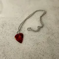 Strange Thing Eddie Munson Guitar Pick Necklace for Men Boys Hellfire Club Eddie Fans Gift Jewelry. 