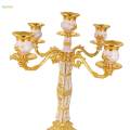 Candle Holder Candle Stand Candlestick Candleholder Vintage Style Ornament Candelabrum Metal Candelabra for Table Centerpieces Party Holiday. 