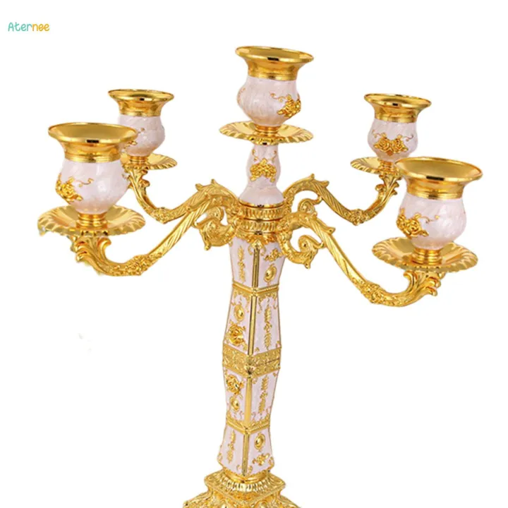 Candle%20Holder%20Candle%20Stand%20Candlestick%20Candleholder%20Vintage%20Style%20Ornament%20Candelabrum%20Metal%20Candelabra%20for%20Table%20Centerpieces%20Party%20Holiday%20-%20Image%205