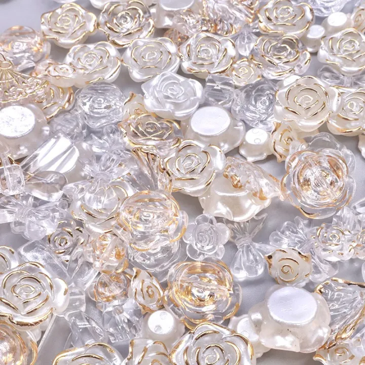 Transparent%20Gold%20Border%20Flower%20Baroque%20Accessories%20Mixed%20Random%20Style%20Cream%20Glue%20Phone%20Case%20Hair%20Clip%20Nail%20DIY%20Resin%20Accessories%20-%20Image%207