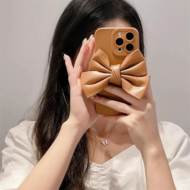 Phone%20Case%20For%20Xiaomi%20Mi%2011T%20Pro%2011%20Lite%205G%20NE%2012%2012T%2013%20Ultra%20POCO%20X3%20NFC%20X4%20GT%20X5%20F3%20F4%20F5%20Pro%203D%20Bow%20Tie%20Soft%20Cover%20-%20Image%204