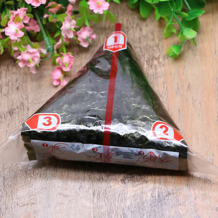 Japanese Triangular Rice Ball Food Grade Easy Tear Gift Bags Nori ...