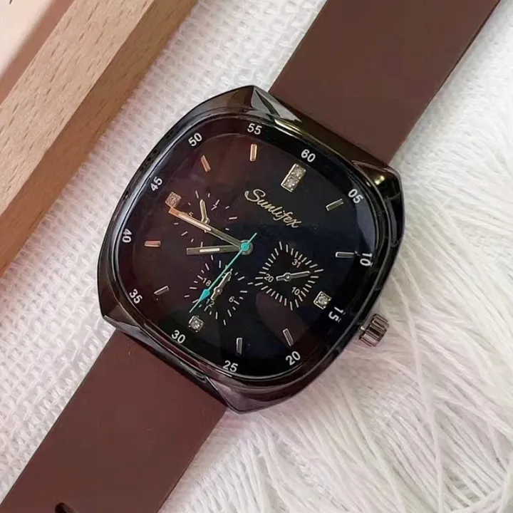 SUNLIFEX%20LIVE%20WATCH%20MEN'S%20WATCH%20SILICONE%20SQUARE%20ATHLEISURE%20CROSS-BORDER%20SUPPLY%20NET%20RED%20MEN'S%20WATCH%20-%20Image%204