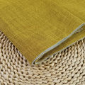 Wholesale solid color cotton linen sandy fabric thickened bamboo plain fabric linen composite background cross pattern cushion cloth. 