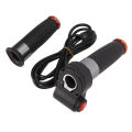 1Pair Electric Vehicle Throttle Accelerator Double Handle Grip SetV. 