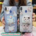 Durable Cartoon Phone Case For Samsung Galaxy M20/SM-M205FD Back Cover Glitter Protective Simplicity TPU cute Waterproof.