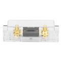 1 in 1 Fuse Box Transparent Cover 100A Fuse Holder for Car Audio. 