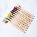 【Daily Necessities For Anyone Store】10PCS Biodegradable Natural Charcoal Bamboo Toothbrushes BPA Free Bristles Biodegradable Compostable Friendly. 