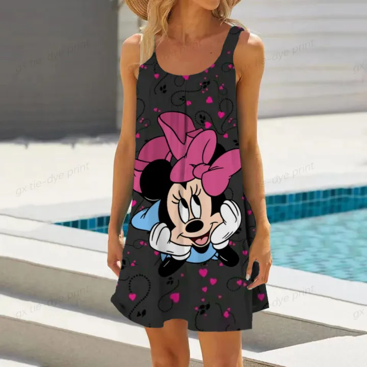 Hot%20selling%20girl%20Mickey%20Mouse%20Print%20Summer%20Beach%20Women's%20Wrap%20Skirt%20Sunscreen%20Bikini%20Strap%20Open%20Back%20Women's%20Swimsuit%20-%20Image%204