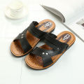 IELGY men's comfortable soft bottom beach sandals. 