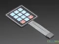 4x3 Keypad Keyboards 3x4 Membrane Switches Matrix Keypad 12 Key Thin & Flexible With Cable Connector & Adhesive Back For Arduino. 