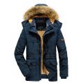 Deepsence Men's Winter Fleece Warm Hooded Parka Jacket Jacket Men's Fall Coat Thicken Windproof Pocket Parka Men. 