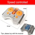 Technical Motor Parts Multi Power Functions 8293 8883 Tool Servo Train Motor PF Model Sets Building Blocks Compatible brand Superman. 