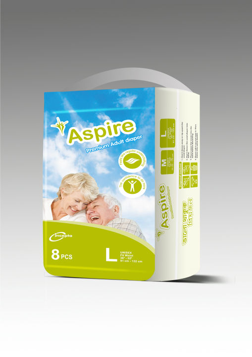 Aspire Adult Diaper Belt L 8'S Pack