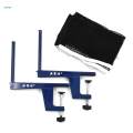 Table Tennis Net and Posts Set, Pong Set for Any Table, Strong Quick Setup Tennis Net Frame for Friends Gathering Home.