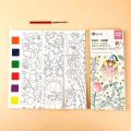 FRANCESCO Gouache Graffiti Picture Book Pocket Drawing Book Artist Tool Set Graffiti Picture Book School Art Supplies With Paint and Brush Painting Supplies Blank Doodle Book Set.
