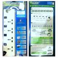 Click Multi-Plug 5 Socket 2/3 Pin 5 Meter Cable. 