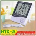 HTC-2 HTC Digital LCD Thermometer Hygrometer Electronic Temperature Humidity Meter Weather Station Indoor Outdoor Tester Alarm Clock HTC 2 Hygrometer replace HTC-1 HTC-2A. 