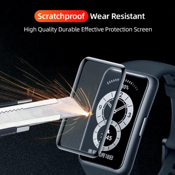 Honor%20Band%207%20Smartwatch%20Plastic%20Full%20Coverage%20HD%20Clear%203D%20Curved%20Edge%20Screen%20Protector%20For%20Smartwatch%20-%20Image%204