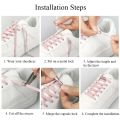 Anti-Dropping Elastic No Tie Shoelaces Flat Shoe Laces For Kids and Adult Sneakers Quick Lazy Metal Lock Laces Shoe Strings.