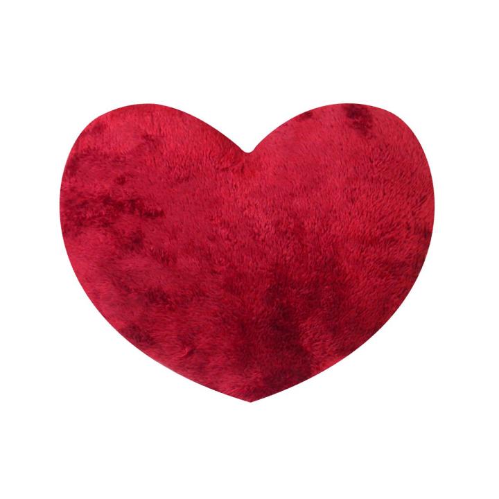 SLEEP TIME Heart Shape Valentine Pillow (16"x15")