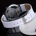 Music Note Quartz Watch Casual Hollow Out Analog PU Leather Wrist Watch For Women Men.