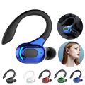 M-F8 Bluetooth 5.2 Wireless Earphone Ear Hook Mini Business Headphone HIFI Bass Noise Cancelling Sports Gaming Earbuds Headset.