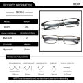 RBENN Metal Frame Men Reading Glasses Vintage Business Hyperopia Eyewear Male Reading EyeGlasses +1.25 1.75 2.75 3.75 5.0 6.0. 
