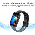 For Huawei Band 8 16mm Solid Color Silicone Replacement Watch Band. 