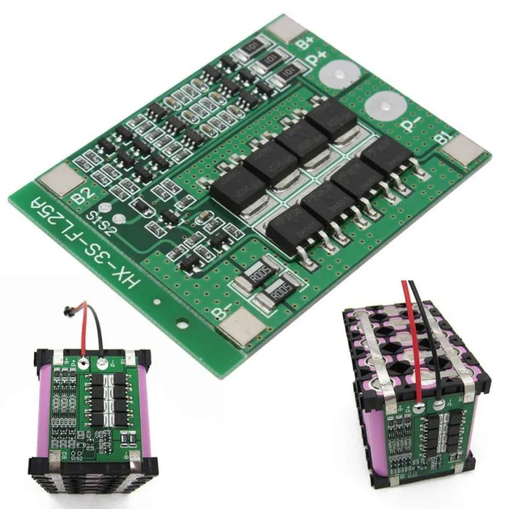 BMS Battery Protection Board 3S 25A 11.1V 12.6V 18650 AA AAA Lipo Li-ion Lithium Battery BMS Charger Protection Module Board Circuit  