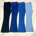 AURSI Bootcut Ladies Denim Flare Pants - Stretchable - Jeans Pant - AURSI. 