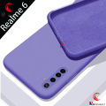 For Realme 6 silicone case  Slip Soft TPU Sandstone Matte Back Case Cover. 