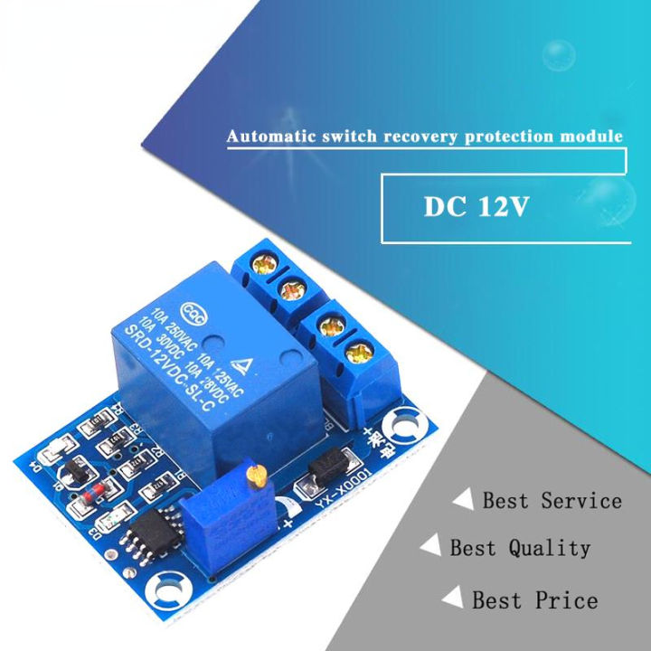 DC 12V Battery Undervoltage Low Voltage Cut off Automatic Switch Recovery Protection Module Charging Controller Protection Board