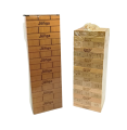Knowri Jenga Game Wooden Blocks Toppling Tower Real Jenga-Stacking and Tumbling Jenga Game.
