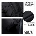 White Duck Down Jacket Men Winter Men's Coat Windproof Removable Cap Parkas Solid Color Outdoor Casual Hooded Overcoat Clothes.