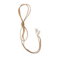 Retro PU Braided Pearl Belt Chain Versatile Women Leather Rope Waistband Love Buckle Jeans Dresses Clothing Accessories. 