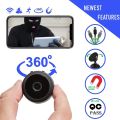 A9 Mini WiFi Camera 1080P Full HD Night Vision Wireless IP Camera black.