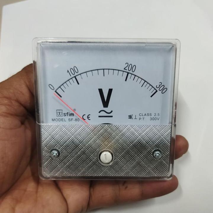 AC 300V ANALOG VOLTAGE Meter AC Analog Voltage Meter 0-300V Gauge Square Panel AC 0-300V Volt Voltage Meter 300V Analog Panel Volt Voltage Meter For AC 220V Line Volt Testers - multimeter