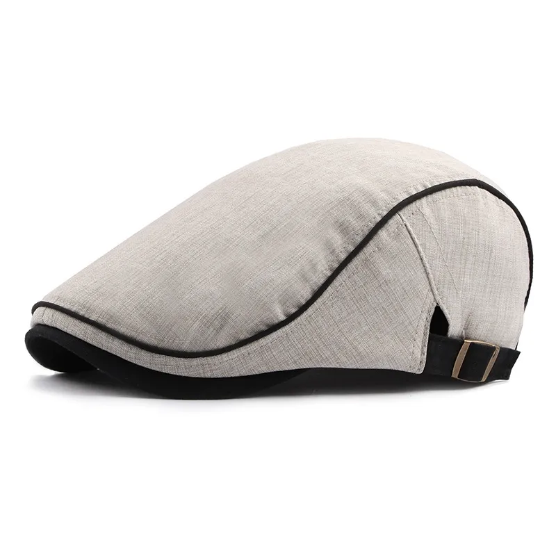 Adjustable Cotton Berets Newsboy Hats For Men Classic Spring