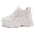 Rimocy Hidden Heels Sneakers for Women Breathable Mesh Platform Sports Shoes Woman Mix Color Height Increasing Casual Shoes House Foocus. 