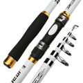High-Performance Carbon & Glass Fiber Fishing Rod - Glossy White Finish. 