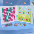 Hundred Number Board Set Math Counting Hundred Board Toy for girls.