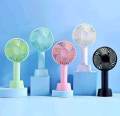 Handheld Fan, Mieuxbuck Personal Fan Mini, Hands Free Fan Rechargeable Can Used As Usb Desk Fan With Stand Base For Outdoor Walking - Charger Fan.