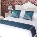 Classical High-end Orchid Phoenix Flower Bedspreads Bed Runner Flag Bedding Towel Pillowcase Pillow Case Home Hotel Decorations. 