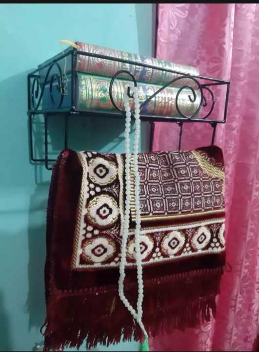 Quran%20Stand%20and%20Prayer%20Stand%2012''%20Inch/Quran%20Sharif%20Wall%20Stand%20Prayer%20Hanger%20-%20quran%20sharif%20-%20Image%202