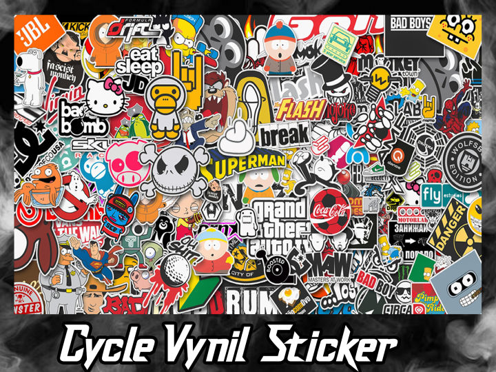 Cycle sticker full waterproof 1.5 feet