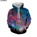 Jumeast  Men Women 3D Sweatshirt Starry Sky Planet Universe Night View Oversized Coat Streetwear Pullover Spring Autumn Hoodies. 